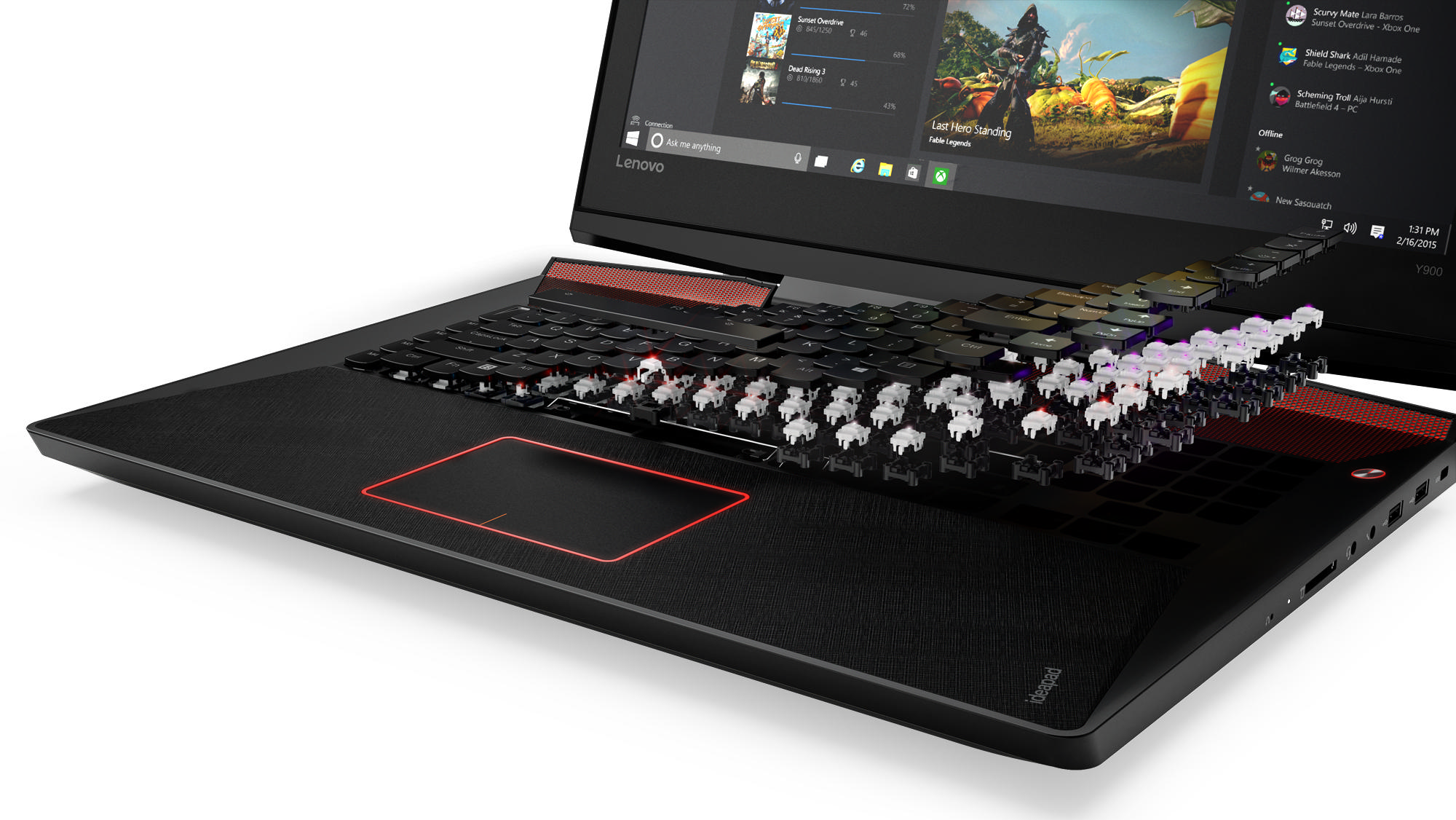 LENOVO Y900 i7-6820HK 2.7 GHz 64GB 1 TB+256GB SSD GTX 980M 8GB 17.3" Gaming Laptop