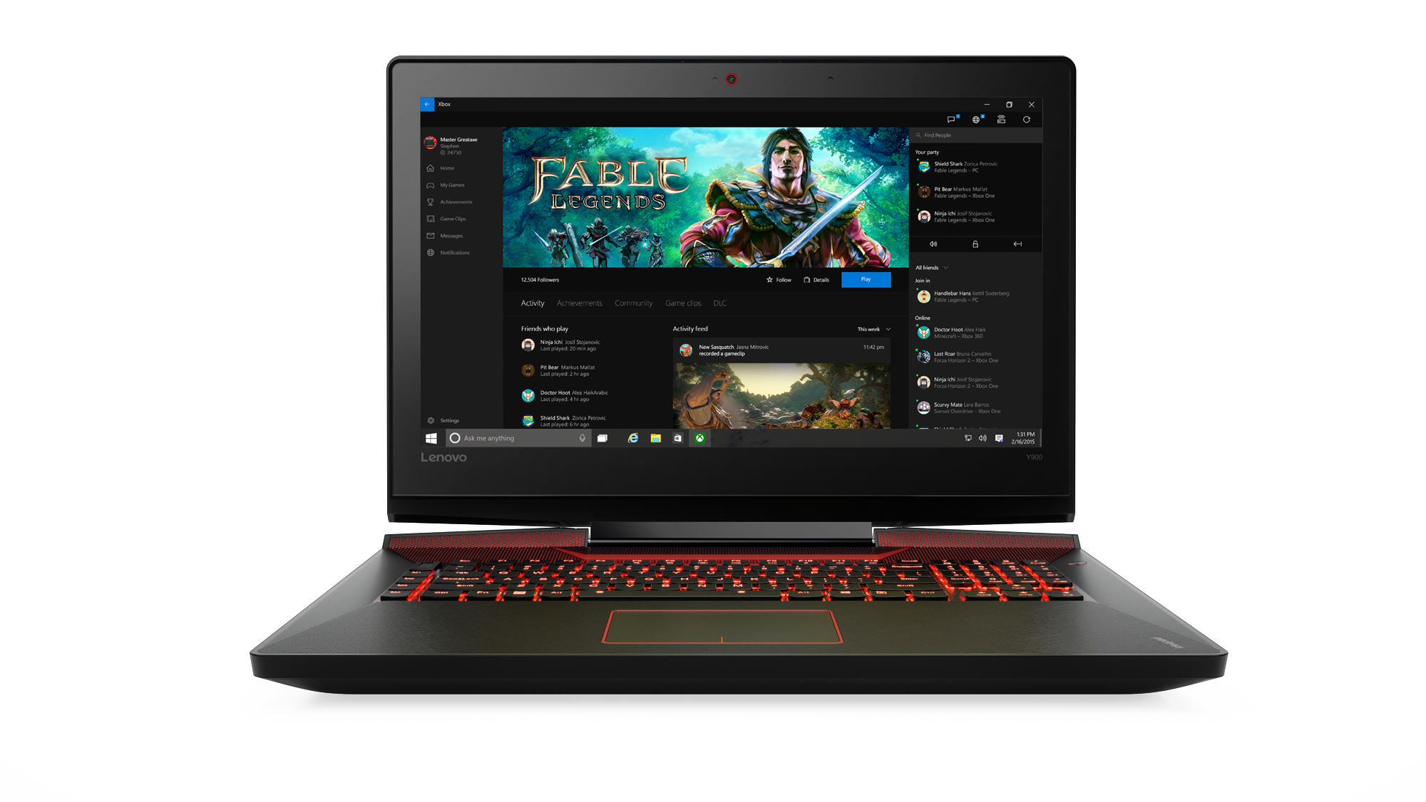 LENOVO Y900 i7-6820HK 2.7 GHz 64GB 1 TB+256GB SSD GTX 980M 8GB 17.3" Gaming Laptop