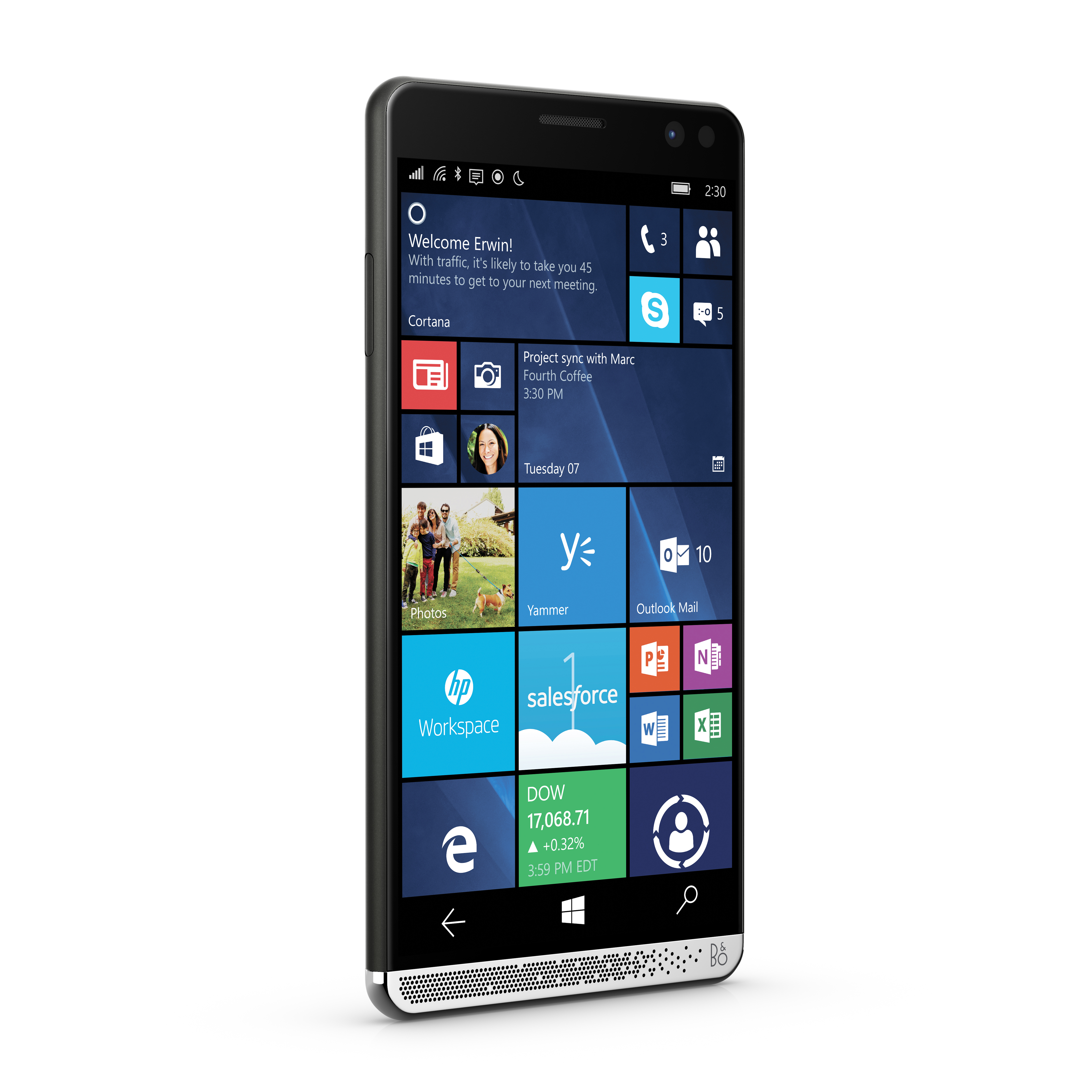 HP Y1M46EA Elite x3 inkl. Cradle Dock, Tablet, 64 GB, 5,96 Zoll, Schwarz