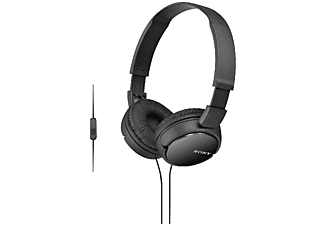 Auriculares - Sony MDR-ZX110AP,  Supra-aural, Negro