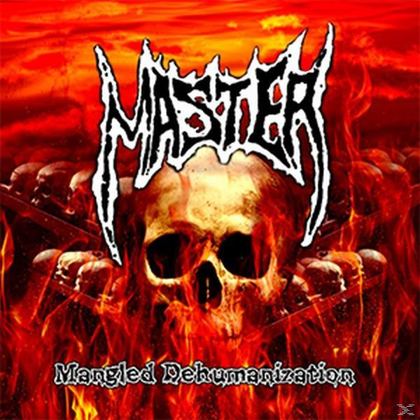 Albumcover: Totenkopf, Flammen und das Wort 'MASTER' in Metallschrift.