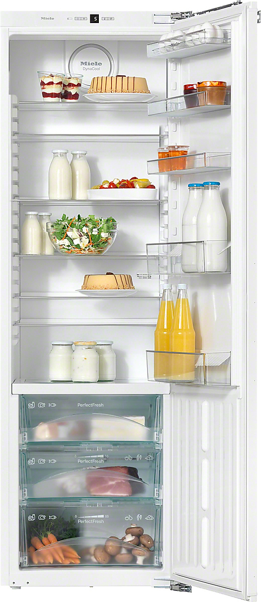MIELE K 37272 ID Kühlschrank (305 l, E, 1770 mm hoch, Weiß)