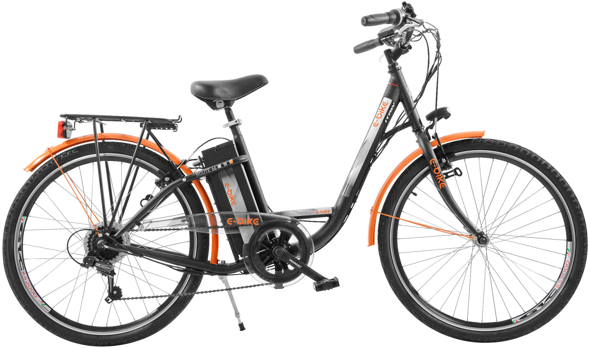 E BIKE Route 66 Dames 44CM Zwart
