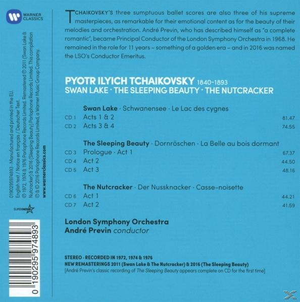 André Previn, London Symphony Orchestra - Schwanensee/Dornröschen/Nussknacker  - (CD)