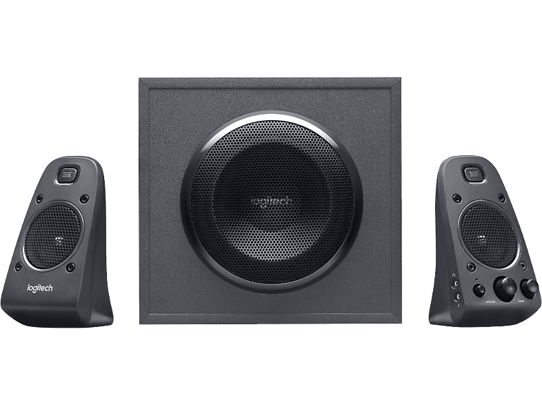 Logitech Pc Luidsprekers Met Subwoofer Stereo Z625 Powerful Thx 400 W Zwart (980-001256)
