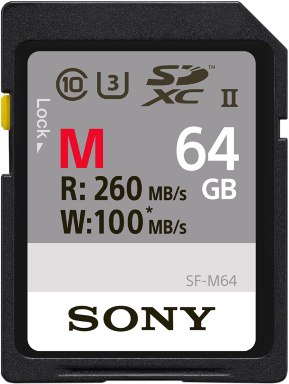 SONY MPE SDXC SF-M Series 64 GB UHS-II U3 (SF64M)