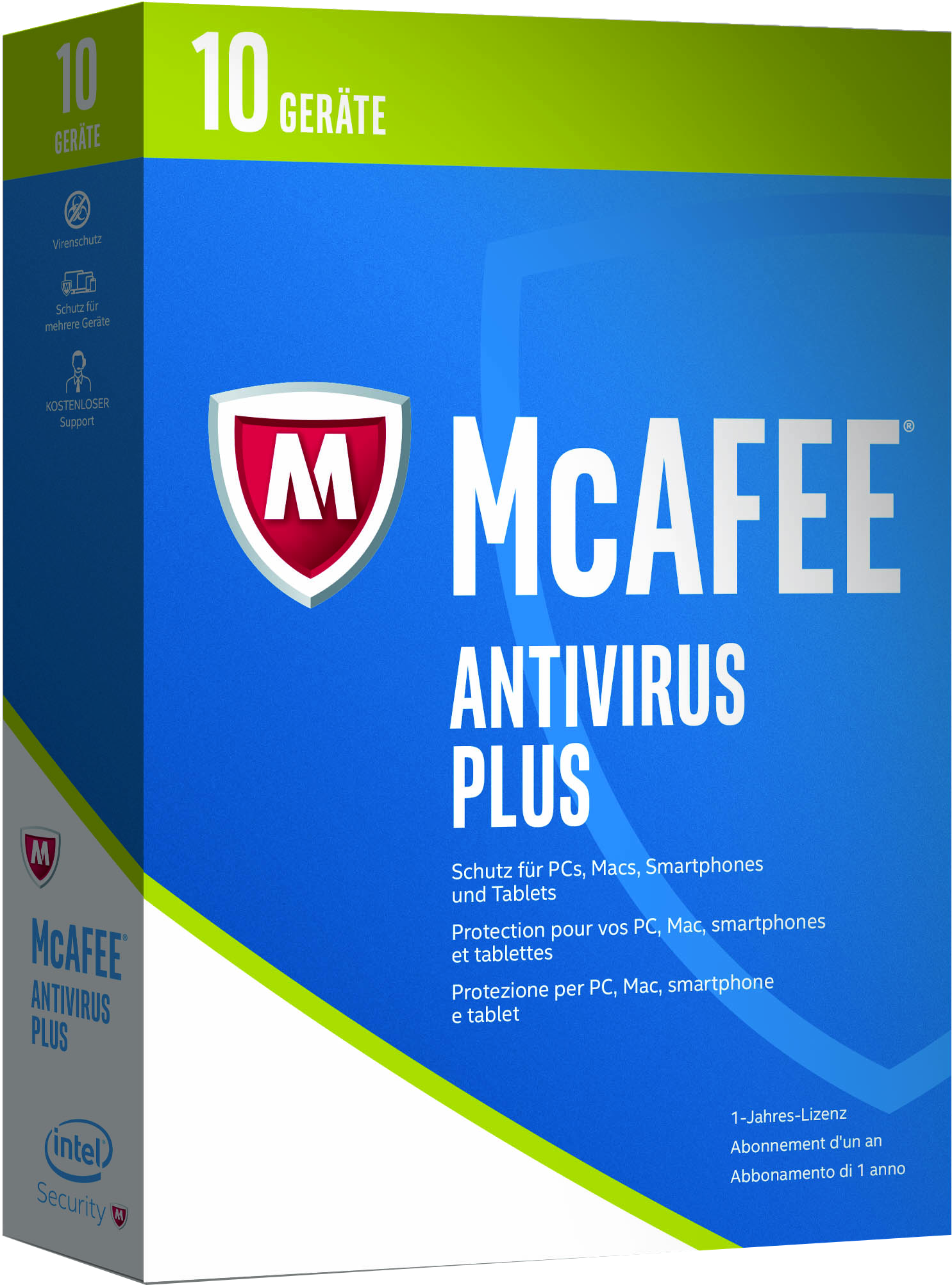 McAfee AntiVirus Plus bis zu 10 User -  [Download Code]