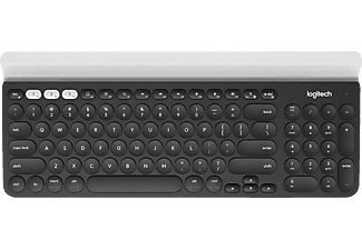 LOGITECH K780 BT BLACK               - Tastatur (Weiss, schwarz)