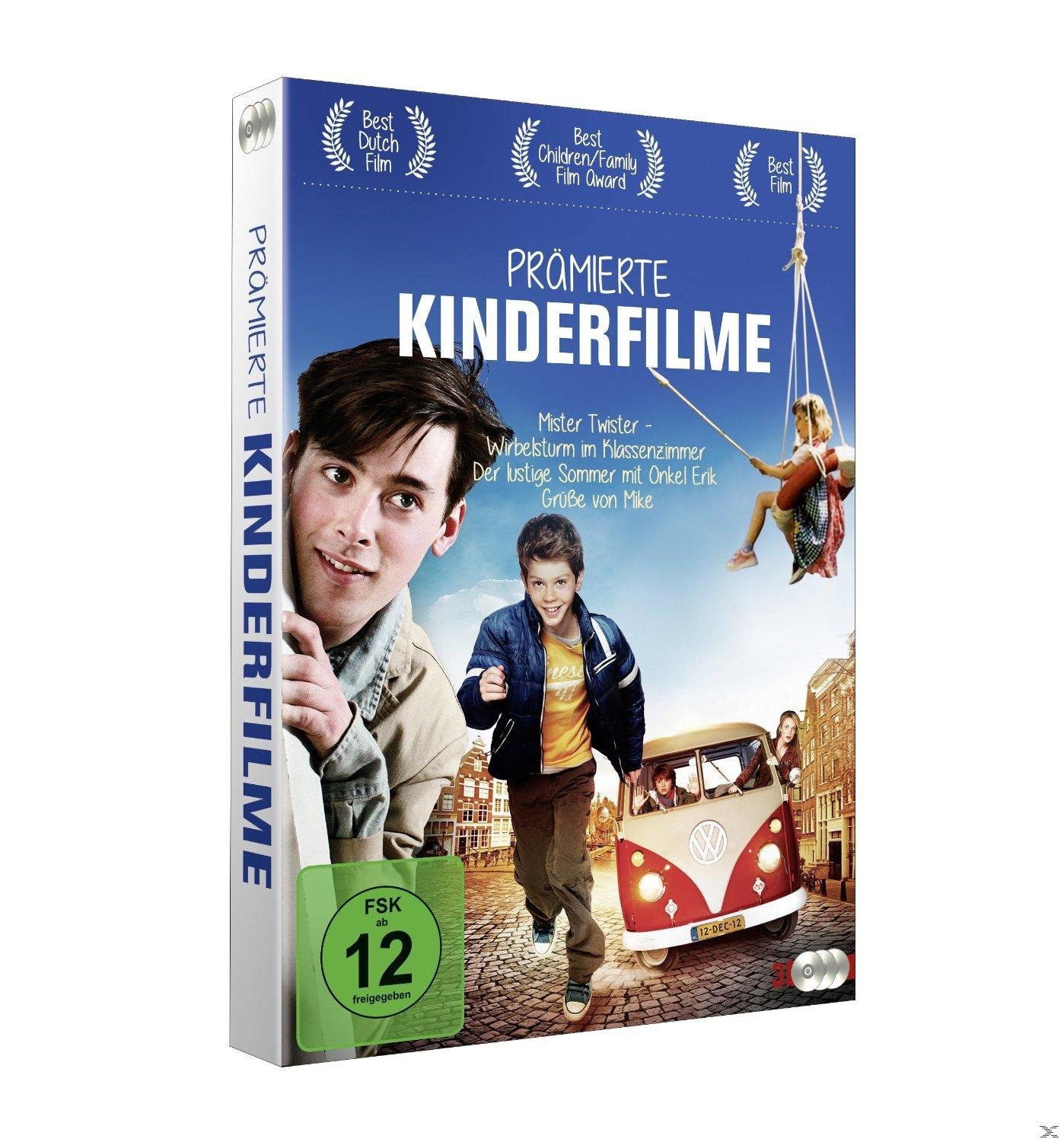 DVD-Cover eines Films mit einem Jungen, der auf einen Bus zuläuft, und einem Jungen und Mädchen auf einer Schaukel.