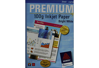 AVERY ZWECKFORM White Inkjet Papier, DIN A4, 100 g/m², 500 feuilles - 