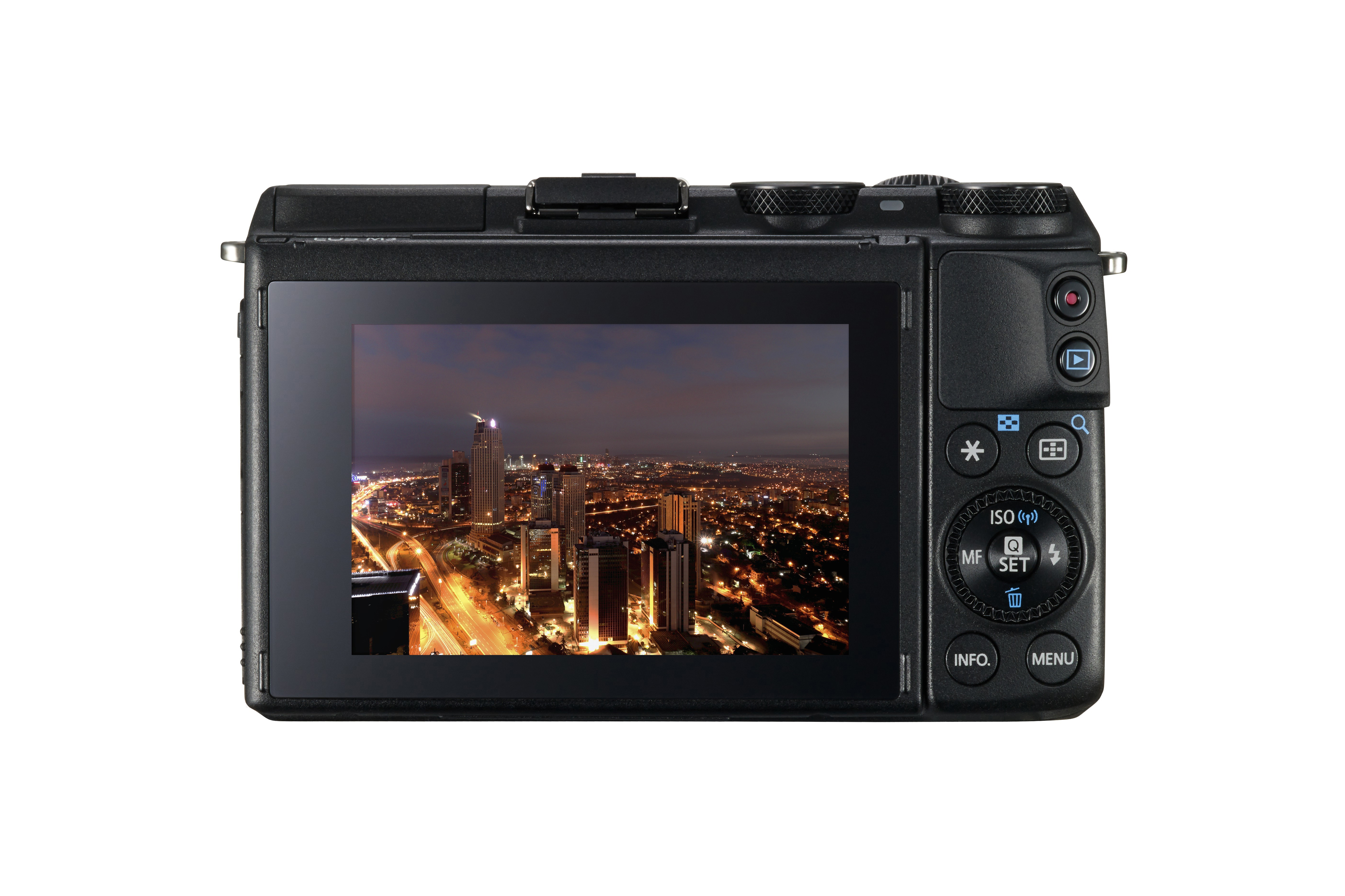 CANON EOS M3 Systemkamera mit Objektiv 15-45 mm, 7,5 cm Display Touchscreen, WLAN