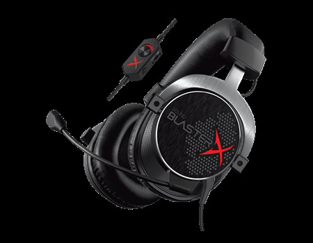 CREATIVE Sound BlasterX H5 , Over-ear Gaming Headset Schwarz
