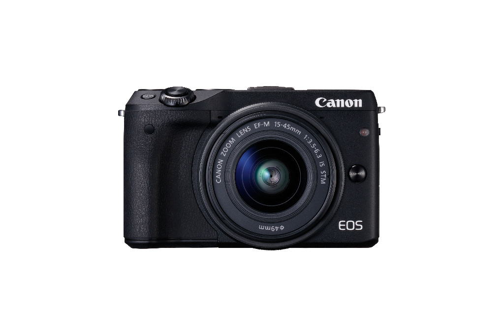 CANON EOS M3 Systemkamera mit Objektiv 15-45 mm, 7,5 cm Display Touchscreen, WLAN
