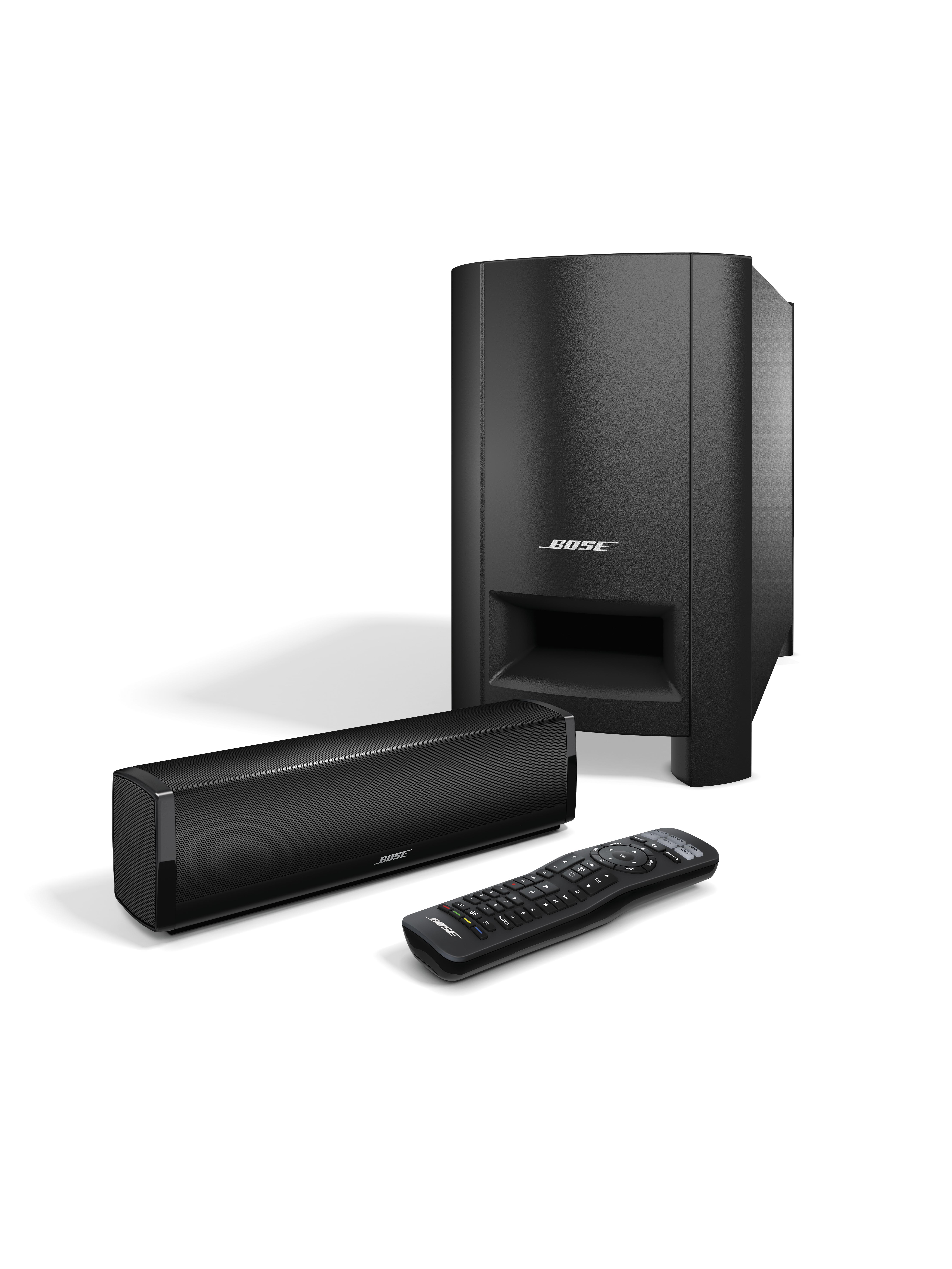 BOSE CineMate 15, 2.1 Heimkino-System, Schwarz hochglanz
