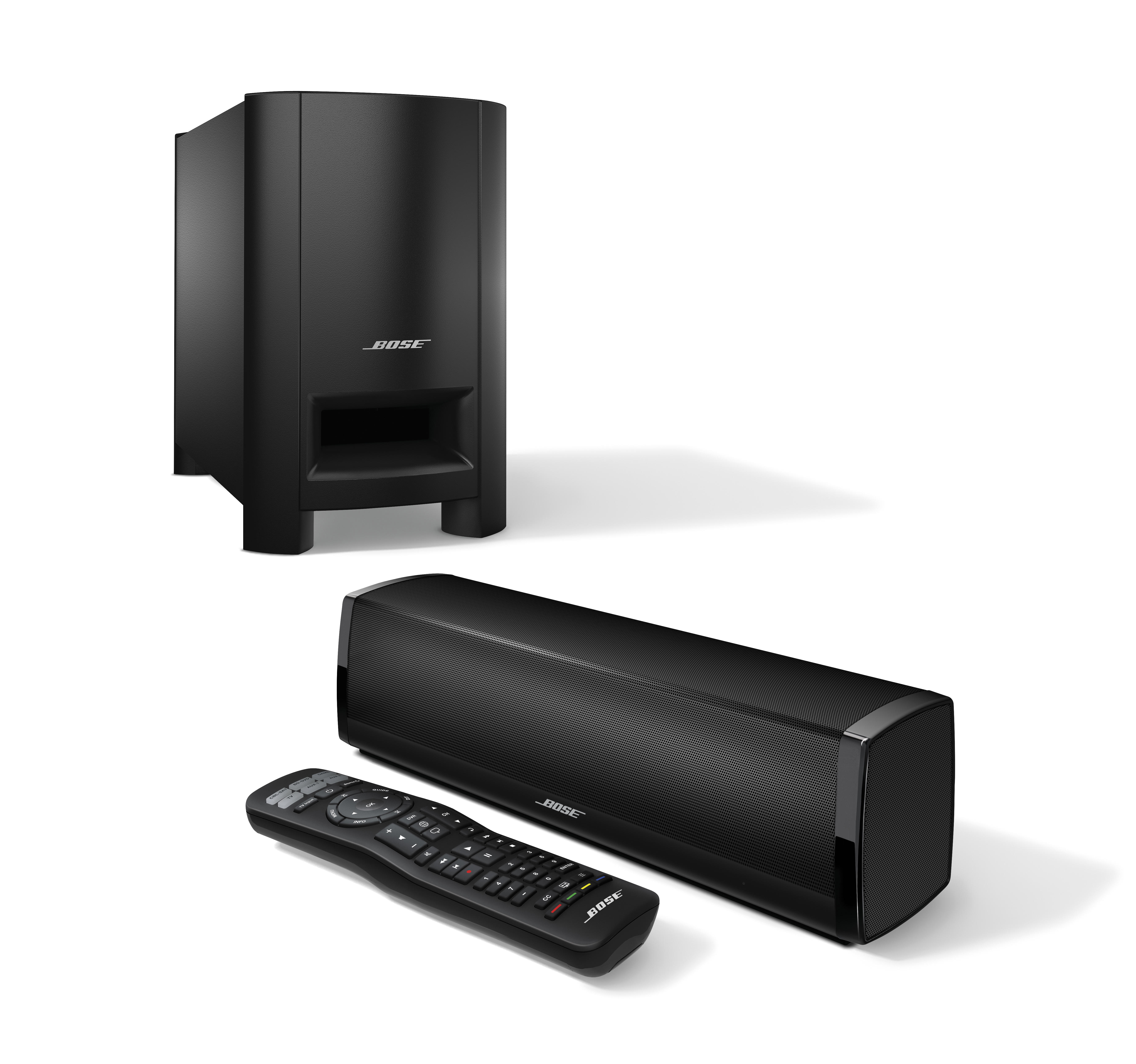 BOSE CineMate 15, 2.1 Heimkino-System, Schwarz hochglanz