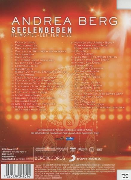 DVD-Rückseite mit Titelliste, Frauenbild und Text auf Deutsch.