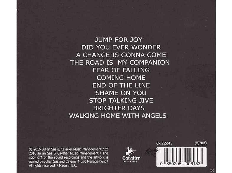 Thumbnail - Julian Sas - Coming Home (CD)