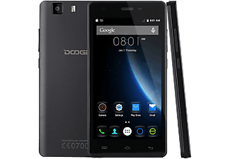 DOOGEE X5 DS fekete Dual SIM kártyafüggetlen okostelefon