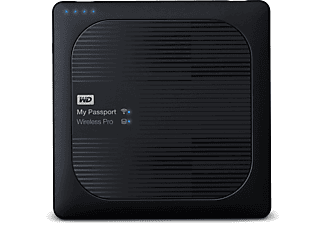 WESTERN DIGITAL My Passport Wireless Pro - Disque dur (HDD, 1 TB, Noir)