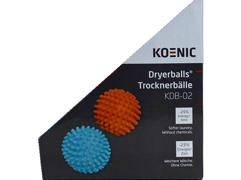 KOENIC KDB-02 DRYER BALLS 2PCS Trocknerbälle