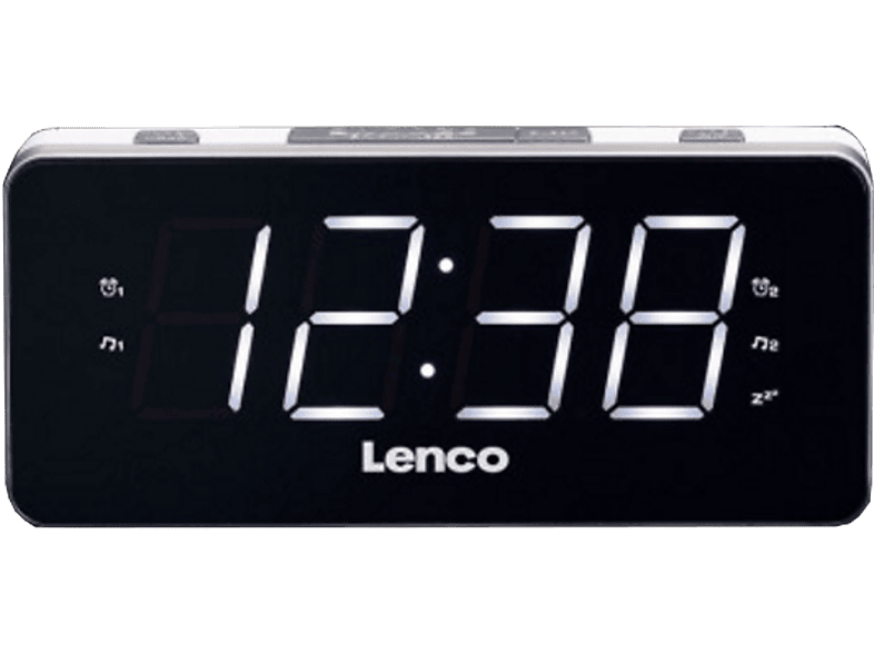 Lenco CR-18 Radio-Réveil Blanc