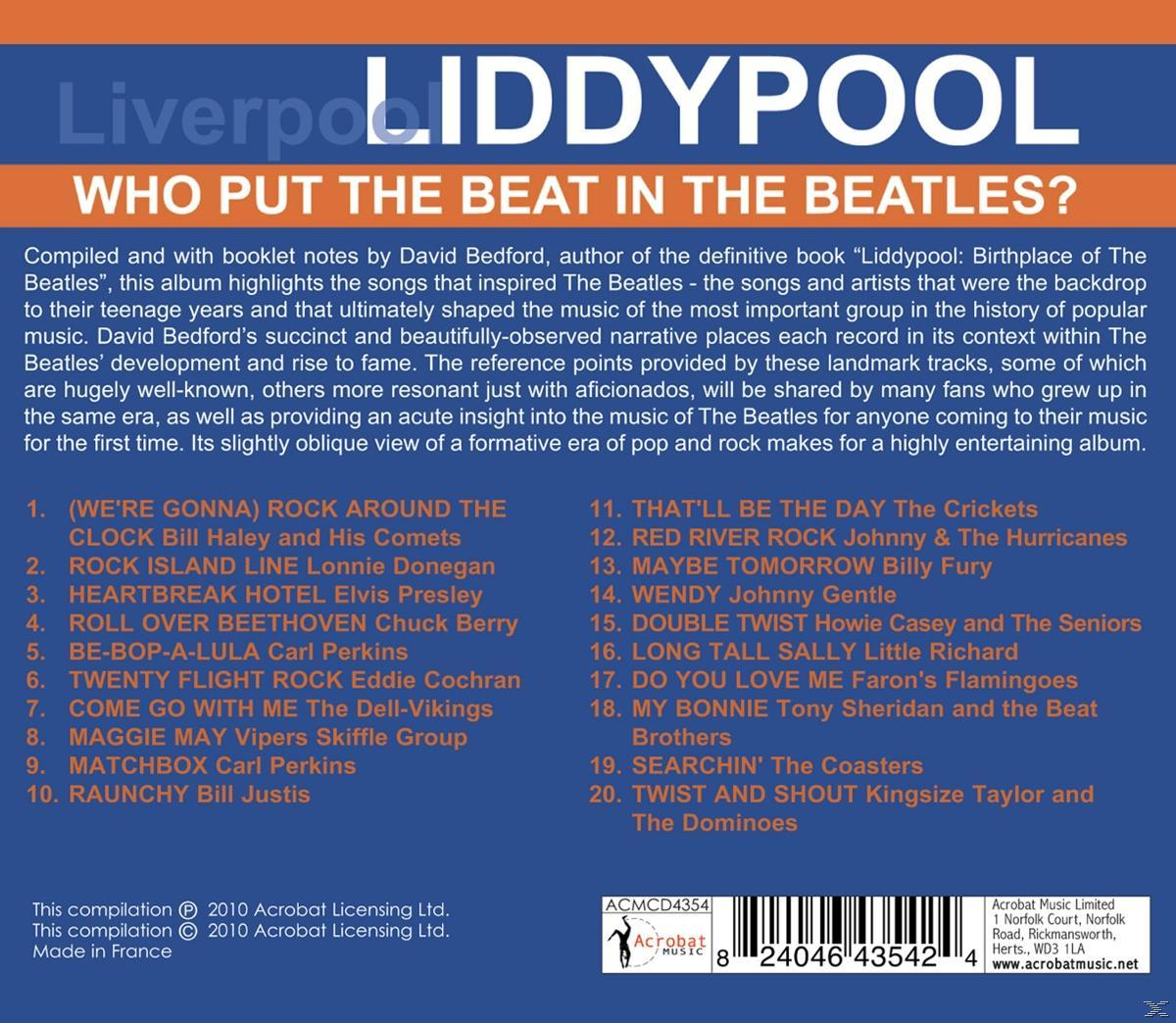 VARIOUS - Liddypool - Who Put The Beat In The Beatles?  - (CD)