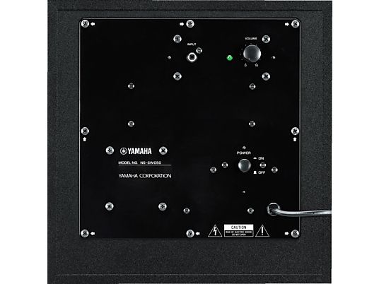 YAMAHA Subwoofer NS-SW100 Frontfire, 100 Watt, schwarz