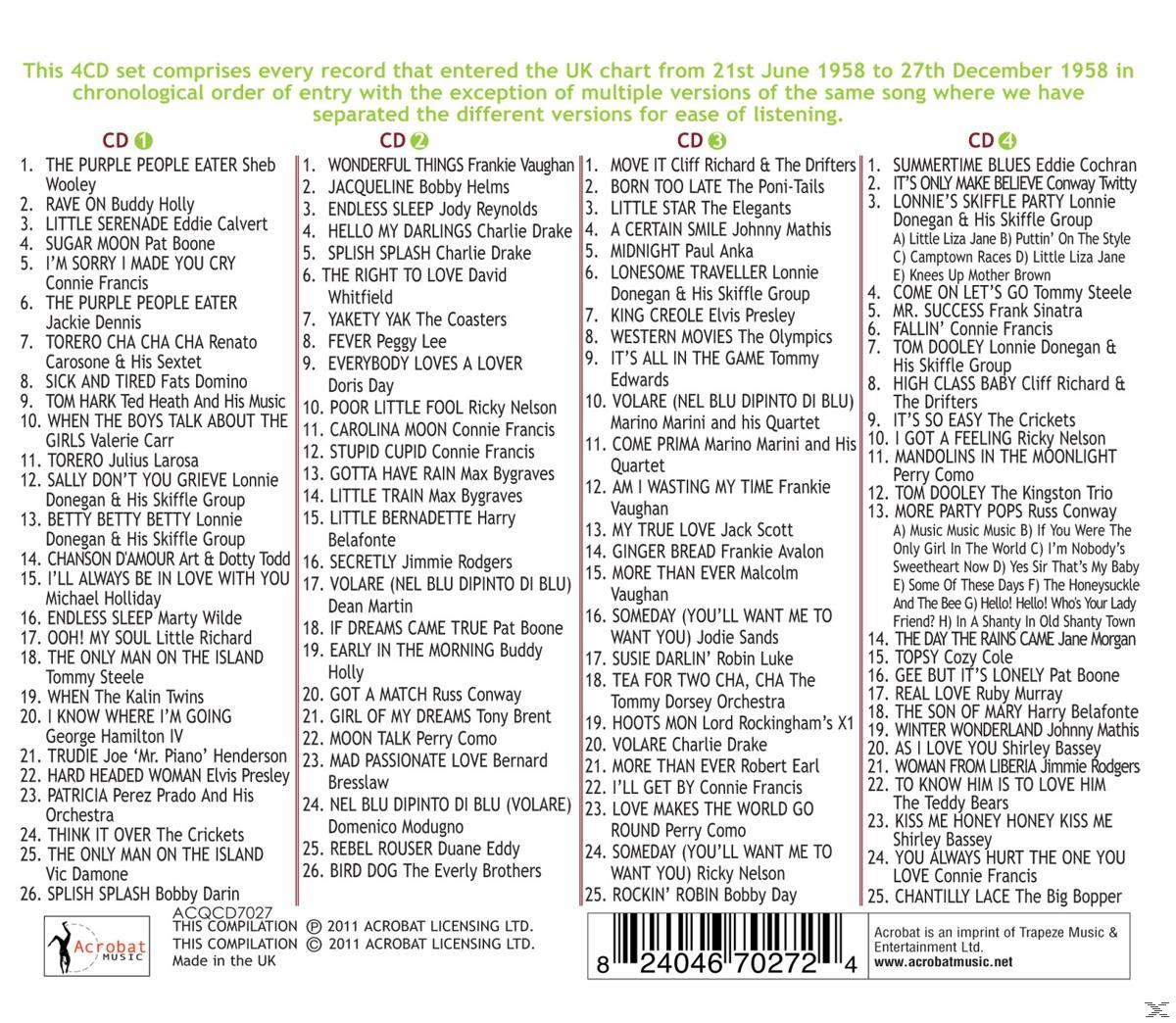VARIOUS - The 1958 British Hit Parade, Part 2  - (CD)
