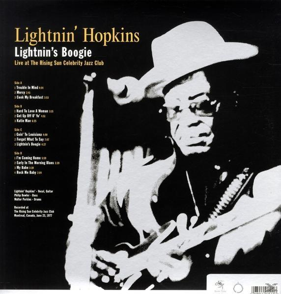 Lightnin\' Hopkins - (Vinyl) Sun - Rising At The Lightnin\'s Boogie-Live Celebrit