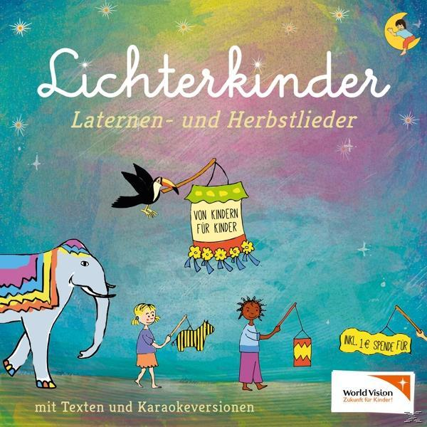 Buchcover. Bunte Illustration mit Kindern, einem Elefanten und einem Vogel.