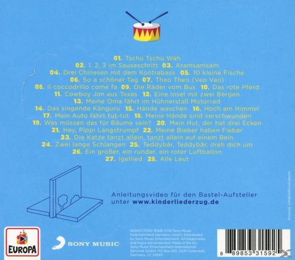 Felix & Die Kita-kids Lena - Kinderliederzug-Mit Volldampf voraus!  - (CD)