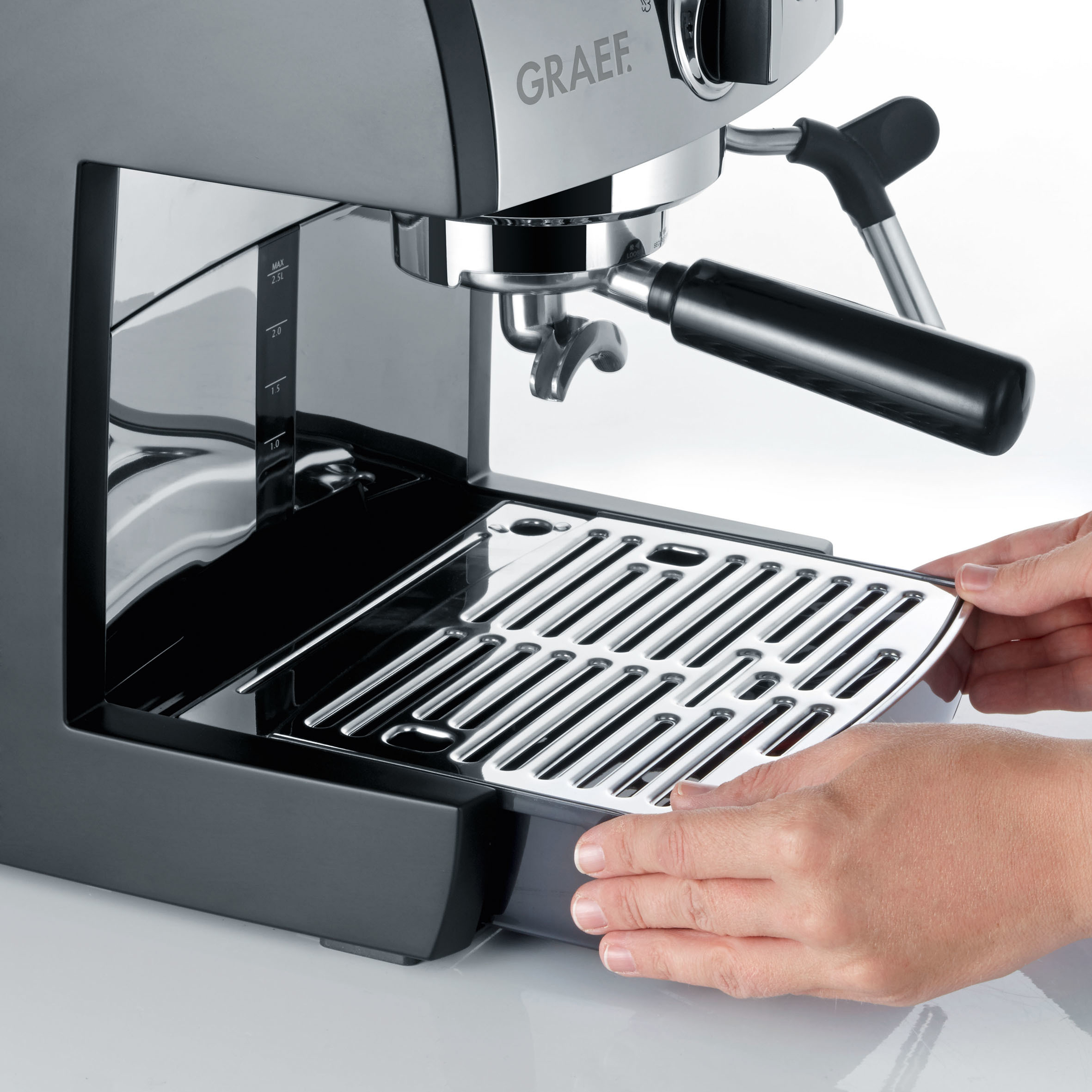 GRAEF ES702EU1 Pivalla Espressomaschine Schwarz