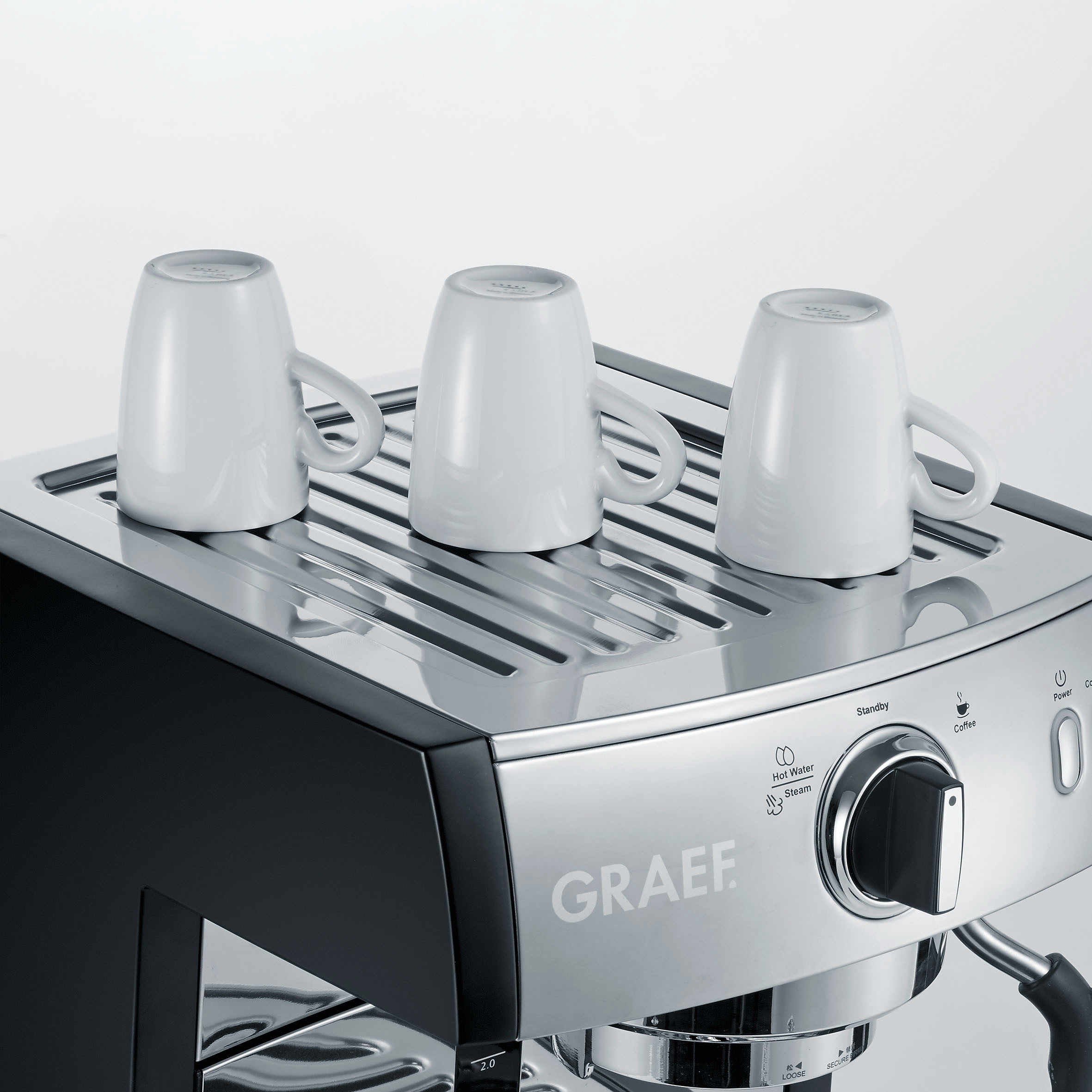 GRAEF ES702EU1 Pivalla Espressomaschine Schwarz