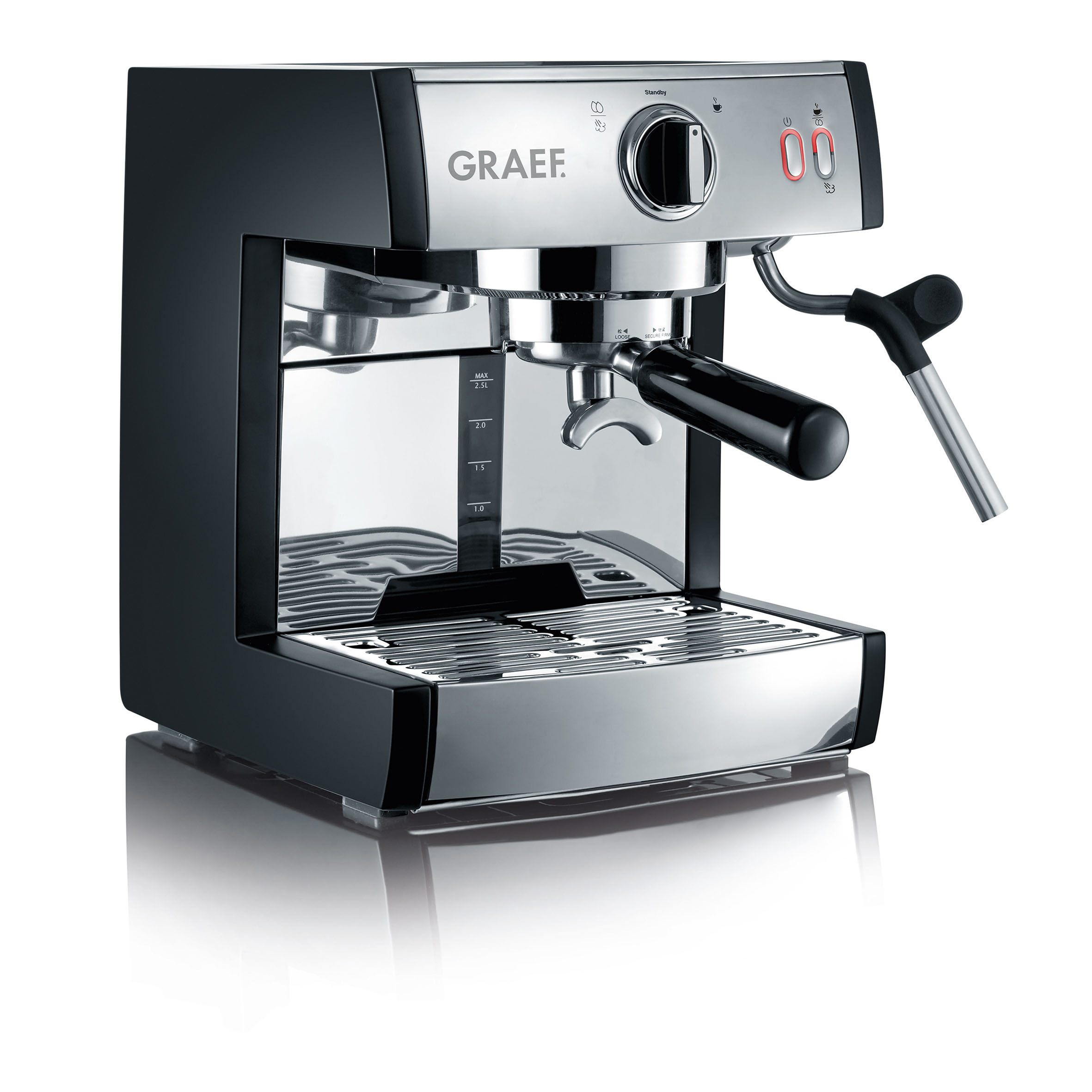 GRAEF ES702EU1 Pivalla Espressomaschine Schwarz