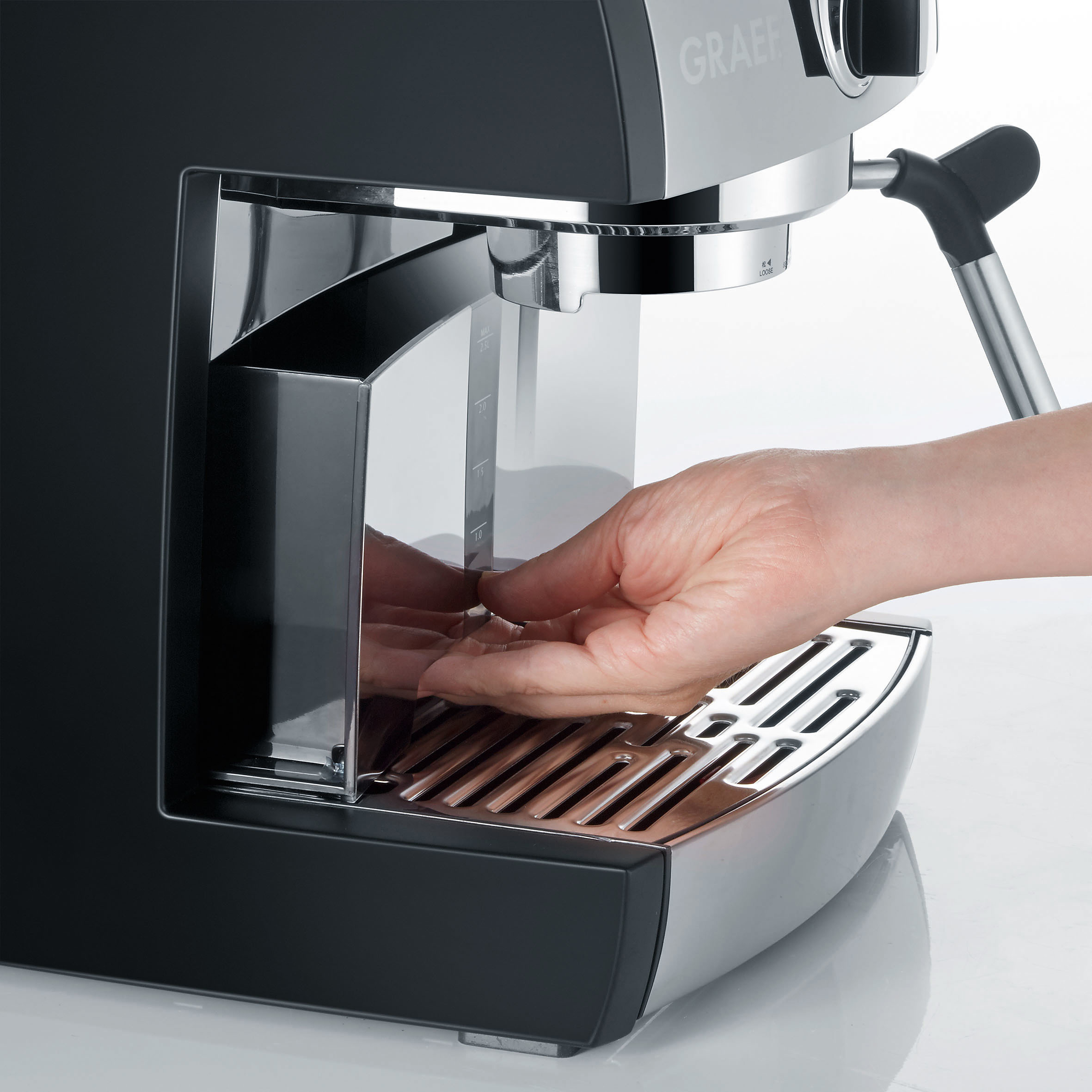 GRAEF ES702EU1 Pivalla Espressomaschine Schwarz