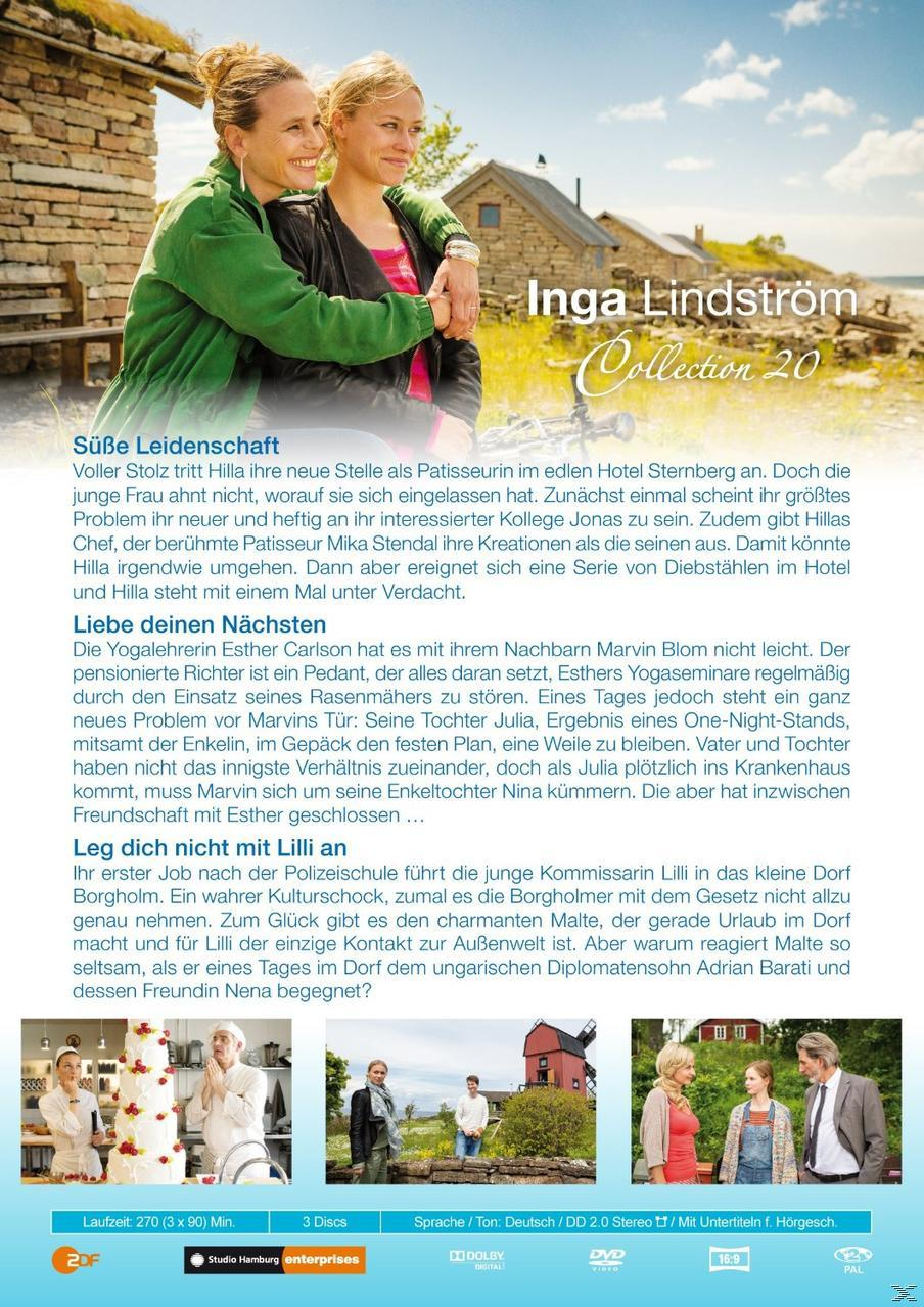 DVD-Cover für "Inga Lindström Collection 20", mit zwei Frauen.