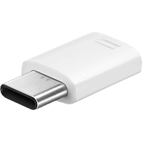 SAMSUNG 174575 USB-Adapter "EE-GN930", USB-C auf Micro-USB, Weiß