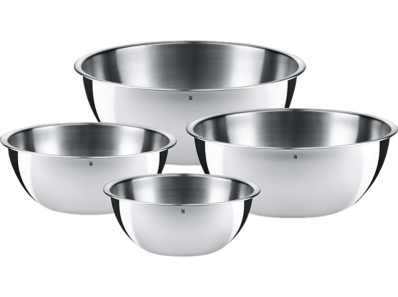 WMF 06.4570.9990 Gourmet 4-tlg. Schüssel-Set Edelstahl Rührschüsseln &  Messbecher