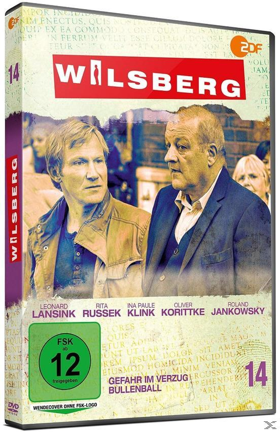 DVD-Cover mit zwei Männern. Der Titel lautet 'Wilsberg' und hat eine Bewertung von 12.