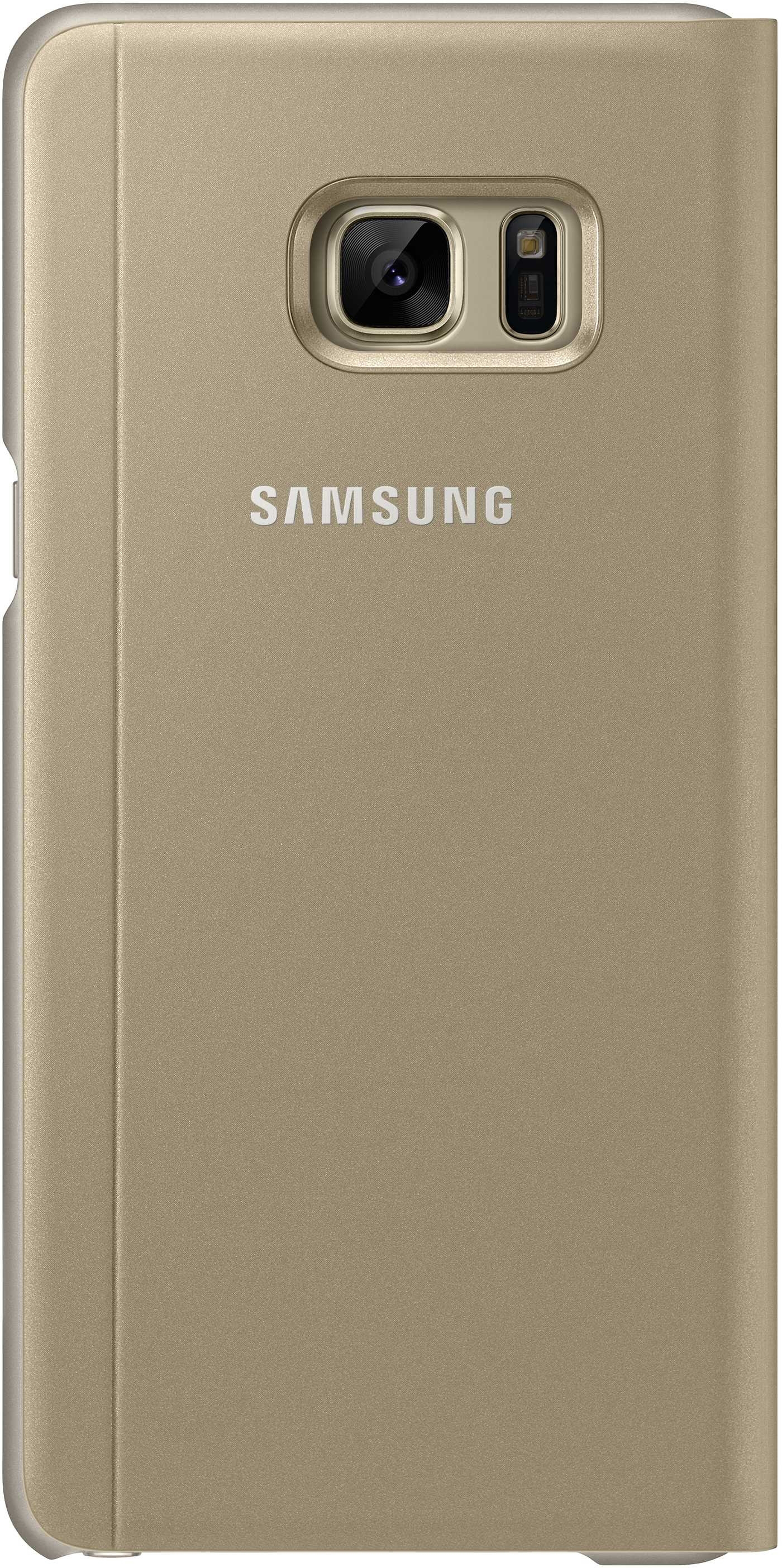 SAMSUNG S View Standing Cover EF-CN930, Bookcover, Samsung, Note 7, Gold