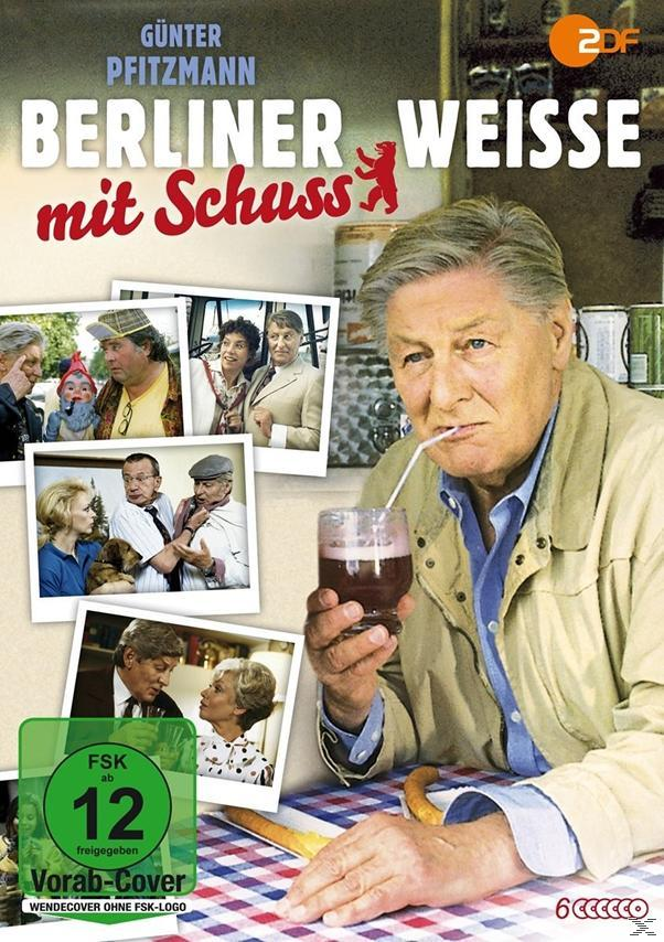 Weiße DVD Schuß mit Berliner
