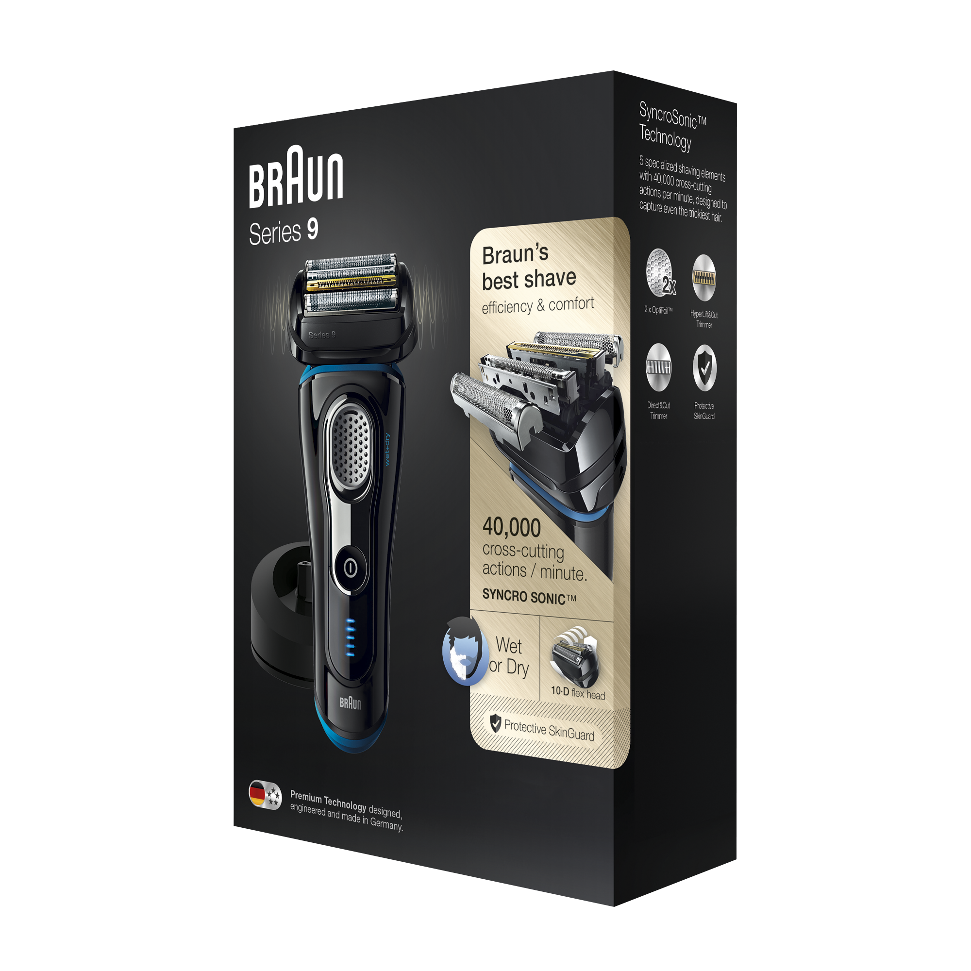 BRAUN 9-9240S WD férfi borotva