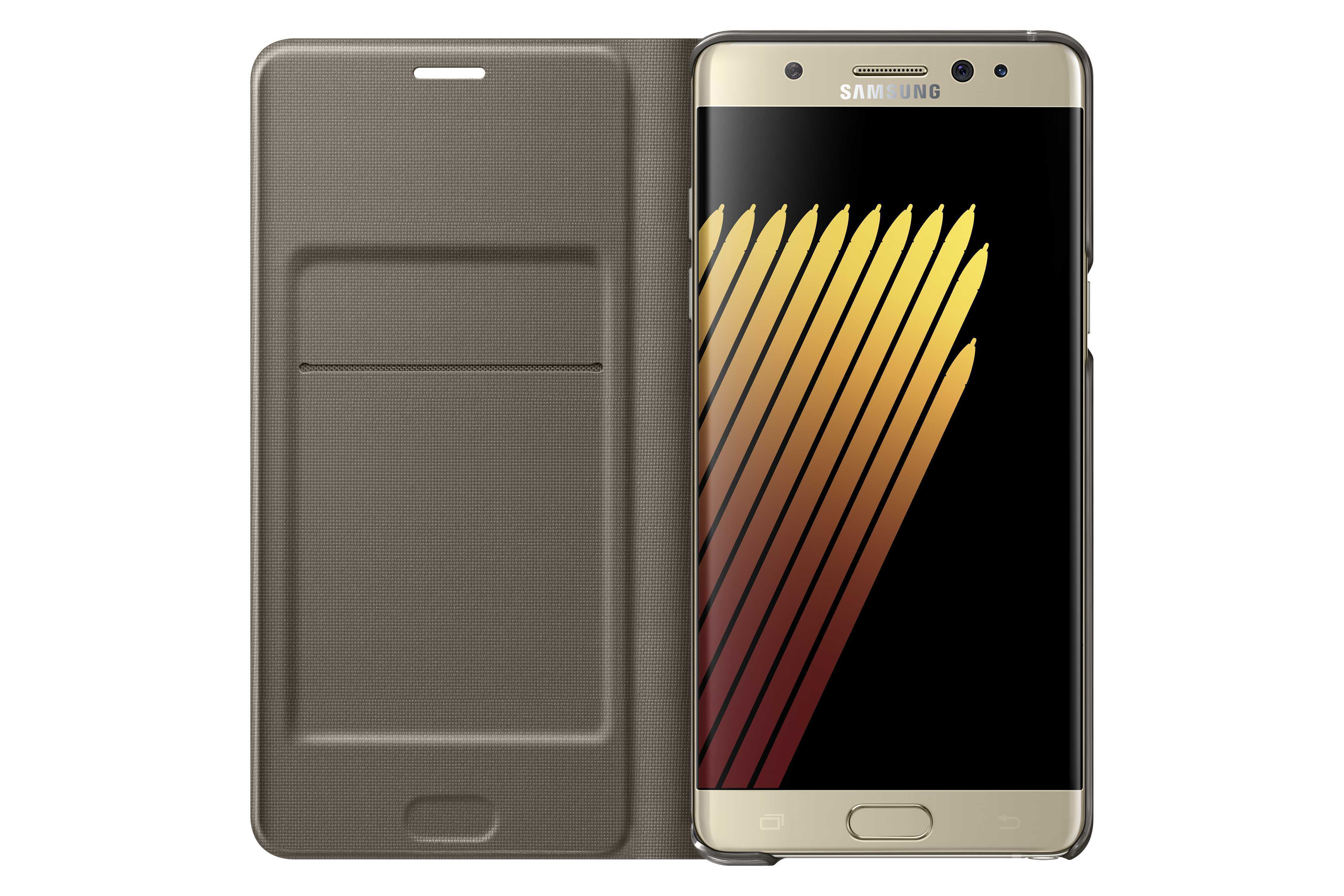 SAMSUNG LED View Cover EF-NN930, Samsung, Galaxy Note 7, Gold