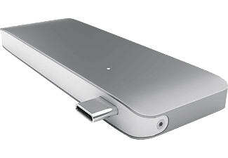 SATECHI PASSTHROUGH - concentrateur USB (Gris)