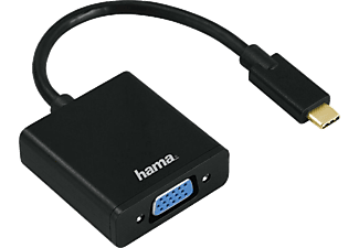 HAMA HM.135727 Adaptör USB-C Fiş VGA Soket  Full HD