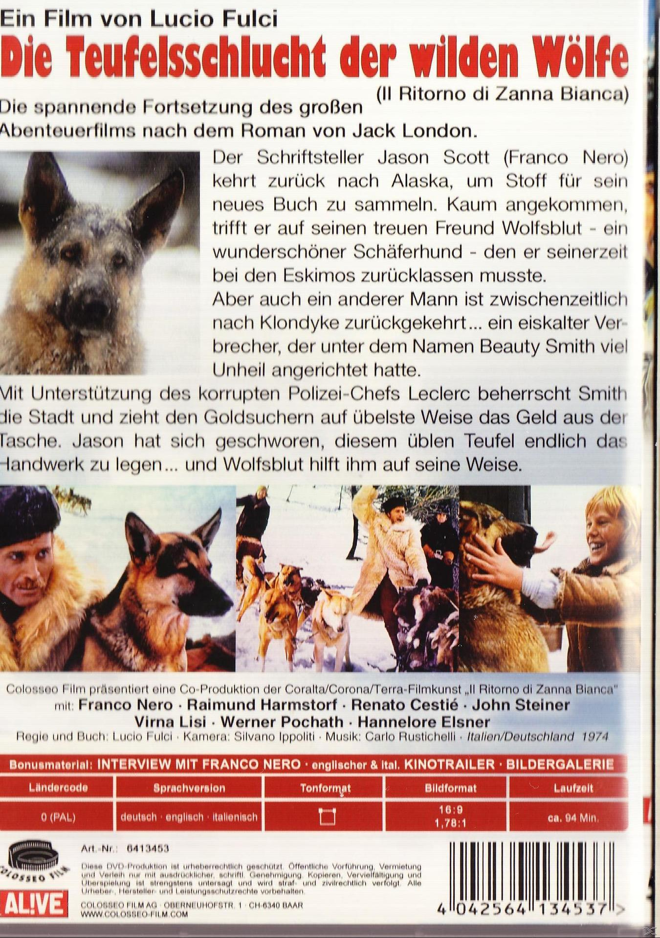 DIE TEUFELSSCHLUCHT DER WILDEN WÖLFE DVD