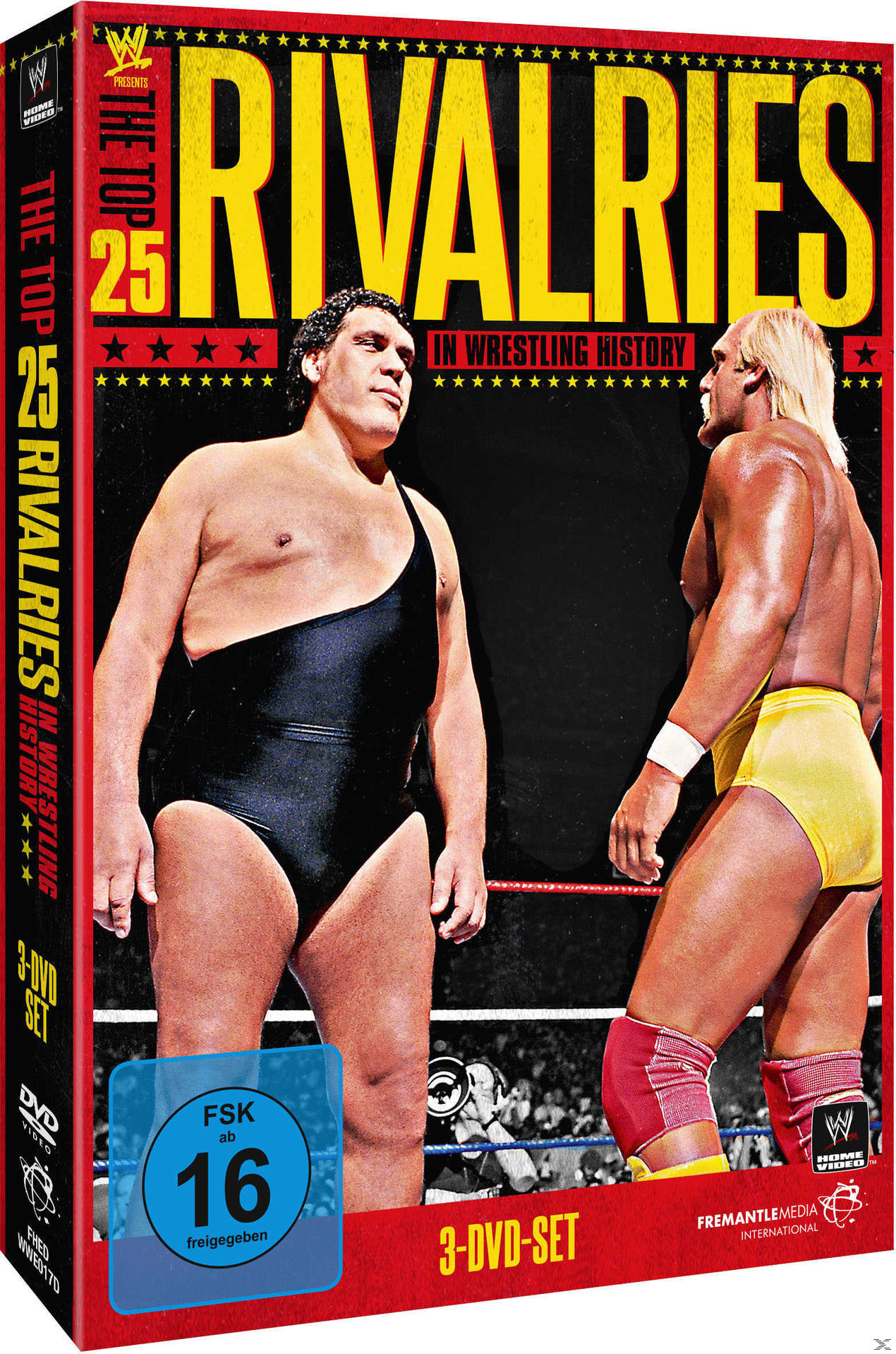 The Top 25 Rivalries in Wrestling History DVD-Cover. Mit Andre the Giant und Hulk Hogan.