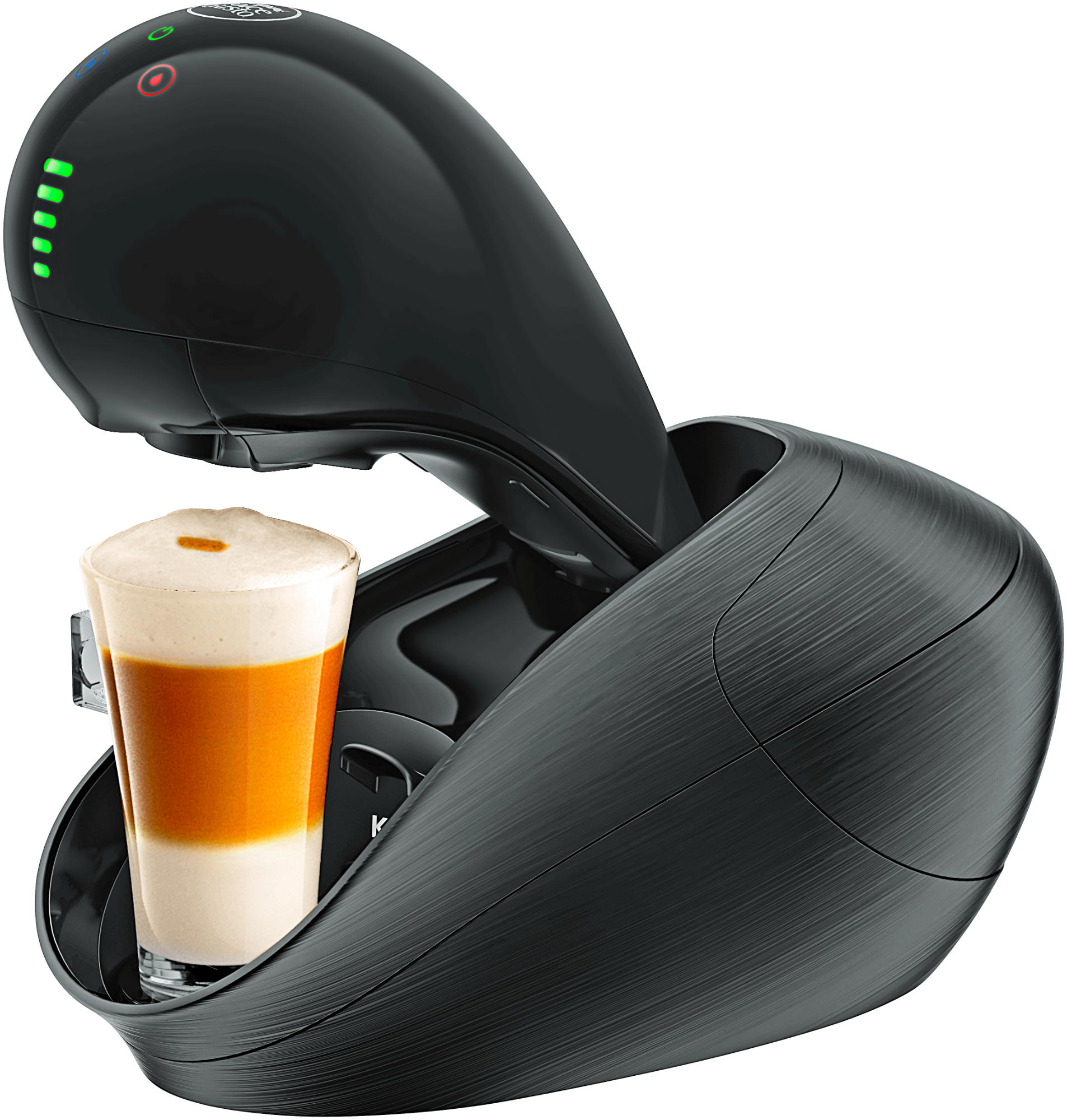 Cafetera de cápsulas - Krups Nescafé Dolce Gusto KP 6008 Movenza, Potencia 1500W, Negro