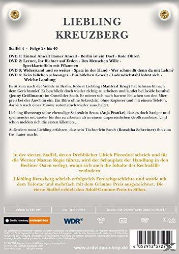 DVD-Cover von "Liebling Kreuzberg", mit Text und einer Gerichtsszene.