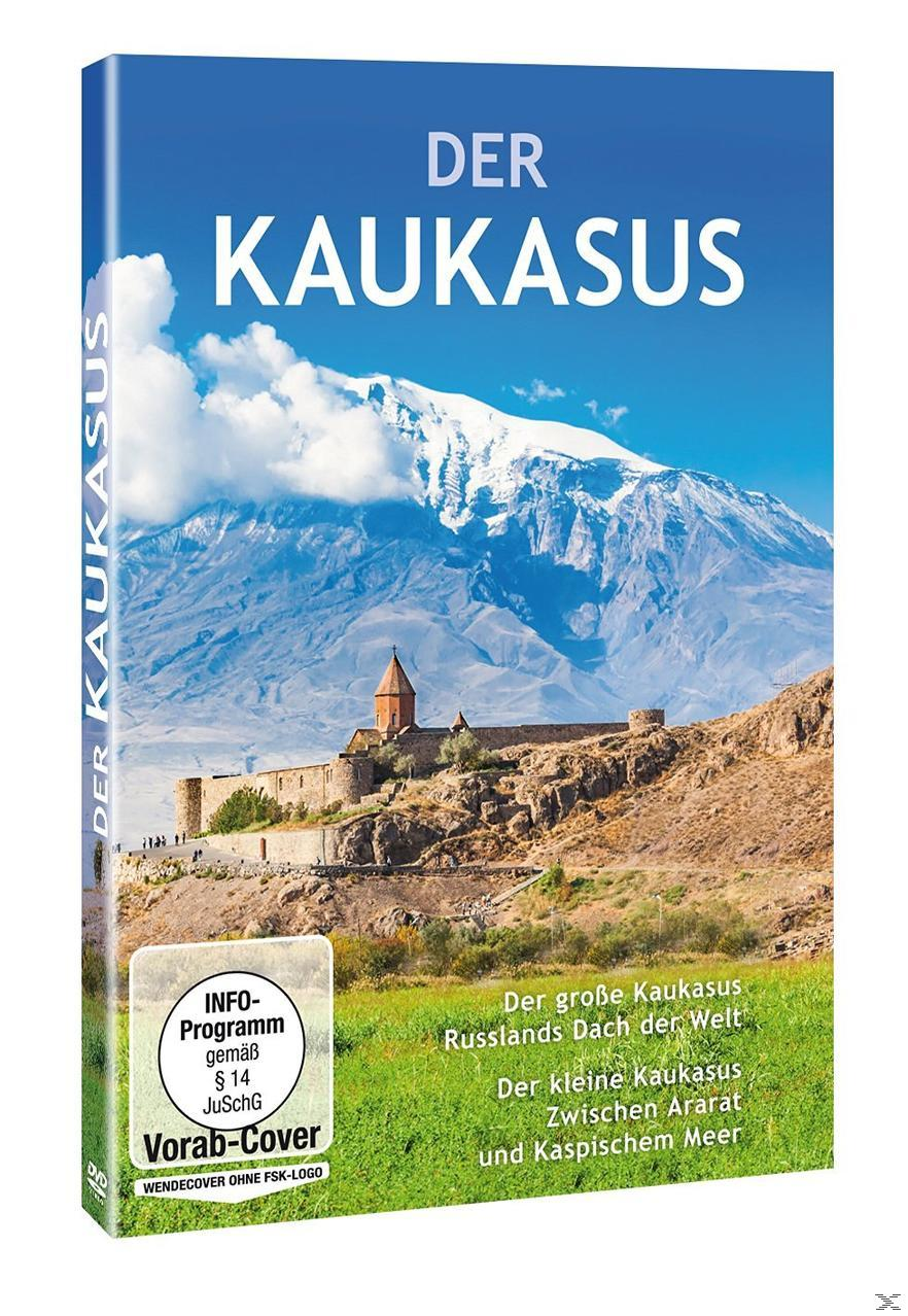 DVD-Cover: Bergpanorama, Gebäude und Text 'Der Kaukasus' und 'DVD'.